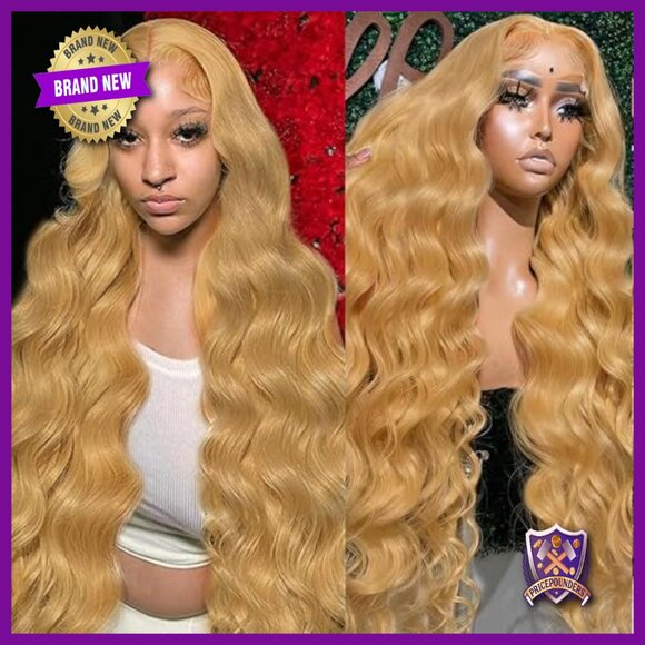 32 Inch Human Hair Wig 13X6 Lace Front Body Wave Glueless Pre Plucked main image 6